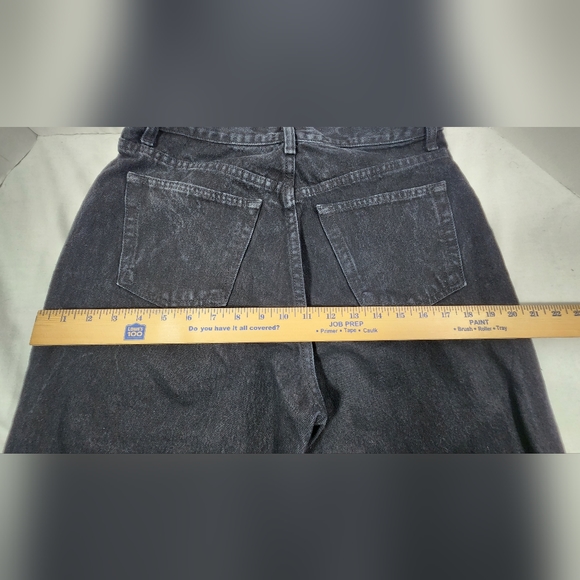 VINTAGE GAP DENIM CLASSIC FIT WOMEN'S JEANS, SIZE 12 ANKLE, BLACK - Picture 11 of 14